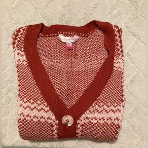 Redfish Brown & White knitted sweater